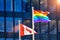 Celebration of Gay and LGBTQ rights on display in Toronto downtown,