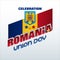 Celebration of great union day in Romania