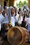 Celebration in orthodox ethiopian christian church.