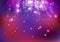 Celebration, party event, stars dust and confetti falling, scatter, explosion sparkle glowing purple concept abstract background