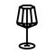 celebration wine glass line icon vector illustration