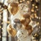 celebrations inc silver white and gold gold foil balloons