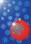 Celebratory Christmas and New Year\'s sphere.