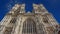 Celebratory fireworks for new year over westminster abbey in London