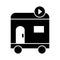 Celebrity trailer Isolated Vector icon which can easily modify or edit