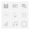 Celender , credit card , music , graph , user interface icons