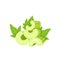 celery cut cartoon vector illustration