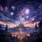 Celestial Celebrations - Visually Stunning Wallpaper