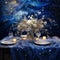 Celestial Dreams: Sparkling Starry Night Decor