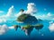 Celestial Haven: Serene Sky Island Getaway