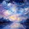 Celestial Lullaby: Gentle patterns lulling the viewer into a state of tranquility