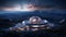 Celestial Observatory: An advanced observatory situated on a remote moon, equipped with massive telescopes and observation decks
