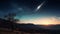 Celestial phenomenon comet