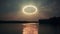 Celestial phenomenon lunar halo