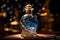 Celestial Splendor: Captivating Miniature Galaxy in a Glass Bottle