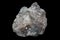 Celestine Celestite mineral from Brazil isolated on a pure black background
