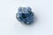 Celestine Crystal Stone white backround mineral gemstone. Natural Azure rough crystals