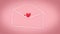 cell animation of a letter full of hearts, ideal for the period of valentine\'s day and for themes such as love and