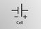 Cell Engineering Symbol, Vector symbol design. Engineering Symbols.