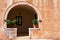 Cell entrance at the historic Orthodox Arkadi Monastery on the island of Crete