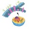 The cell membrane, also called the plasma membrane, is found in all cells and separates the interior of the cell from the outside