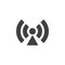 Cell Phone antenna vector icon