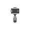 Cell Phone handheld gimbal vector icon