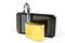 Cell phone and padlock