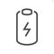 Cell of rechargeable battery vector icon. 48x48 pixel.