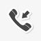 Cell sticker, Call icon, icon phone tube