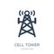 cell tower icon in trendy design style. cell tower icon isolated on white background. cell tower vector icon simple and modern