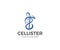 Cellist Logo Template. Cello Line Vector Design