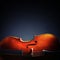 Cello on black background with copy space for music album or cd