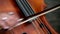 Cello and cellist closeup