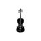 Cello icon, black simple style