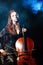 Cello musician, Mystical music