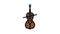 cello orchestra music instrument color icon animation