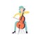 Cello pretty woman character musician