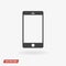 Cellphone Icon Vector, vector illustion flat design style.