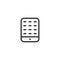 Cellphone Line Icon Design