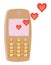 Cellphone love message