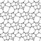 Cells seamless pattern. Hand drawn cracked pattern. Black and white stones background.