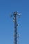 Cellular mobile radio transmission pole tower