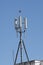 Cellular transmitters on top of building