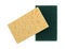 Cellulose sponges with scouring pad