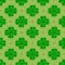 Celtic clover pattern