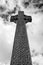 Celtic Cross in Black and white / infrared