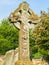 Celtic cross on the medieval cemetry