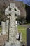 Celtic cross with traditional knotwork