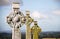 Celtic crosses at Rock of Cashel, Ireland